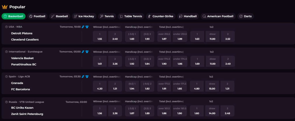 popular sports events rockyspin casino